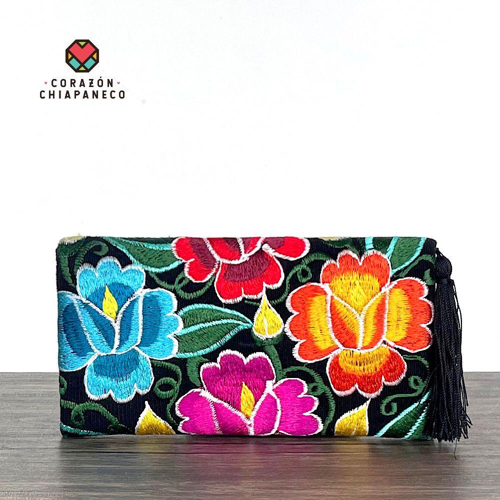 CARTERA BORDADA ZINACANTÁN