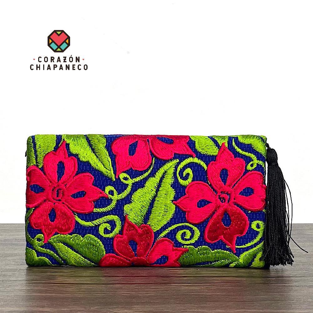 CARTERA BORDADA ZINACANTÁN