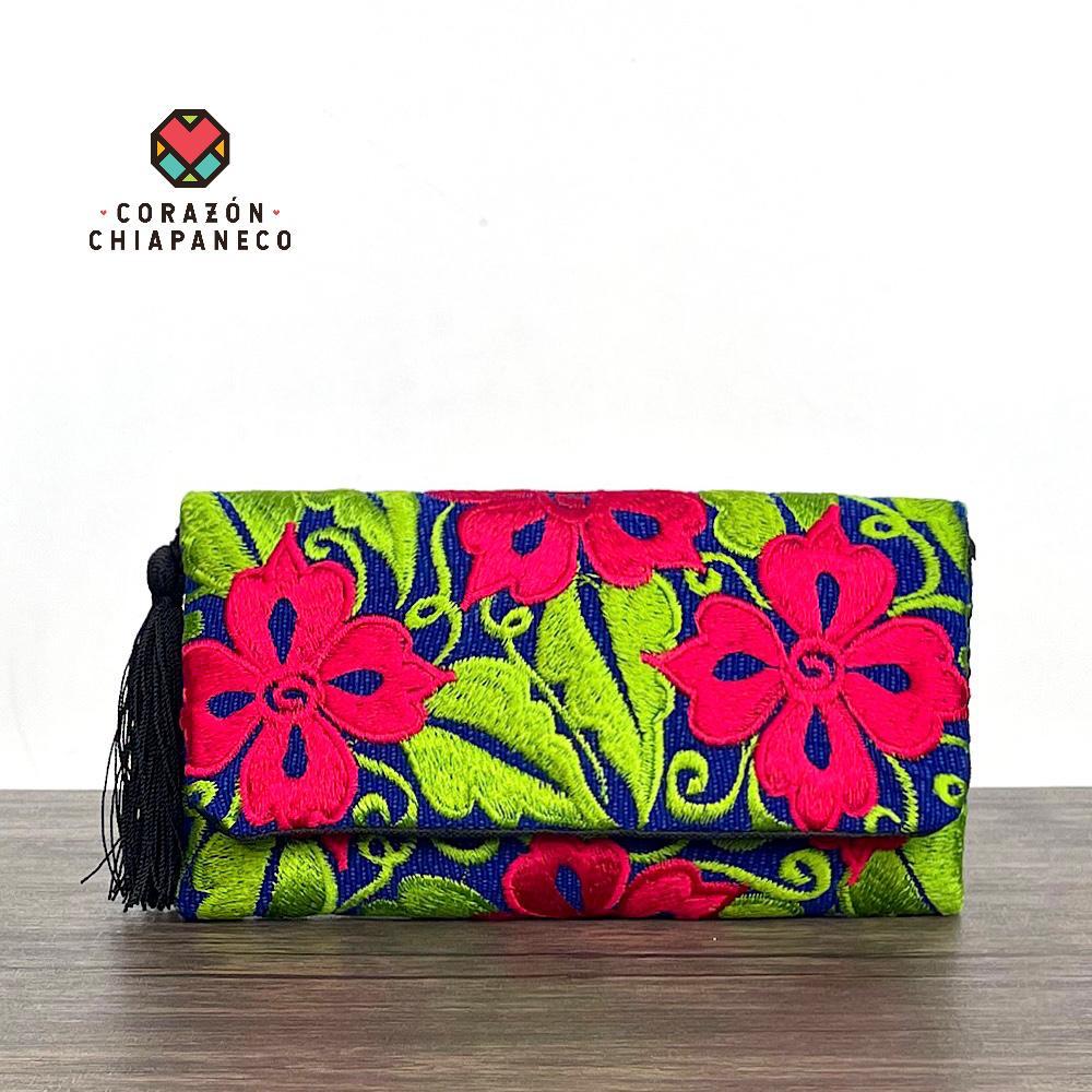 CARTERA BORDADA ZINACANTÁN